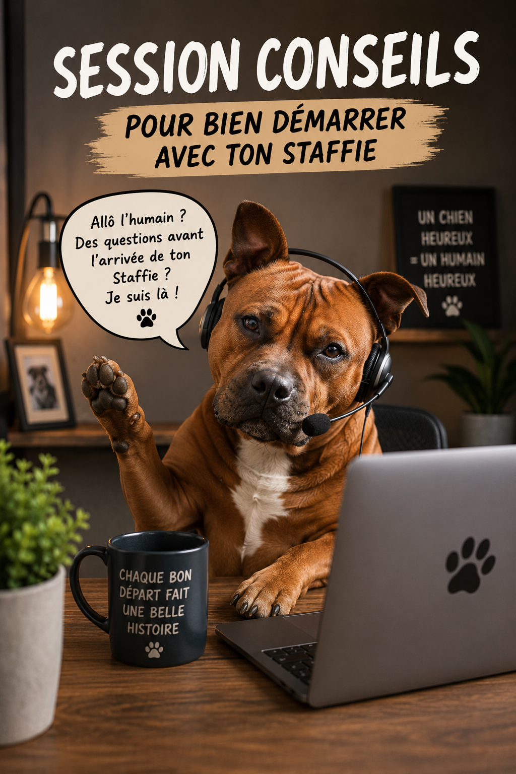 Session Conseils Staffie – 30 min